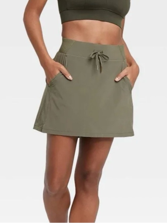 all in motion Pants - All In Motion Women’s Olive Green Activewear Skorts